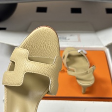 顶级品质(配高档飞机盒✈️)Hermes 爱马仕🐎 Joy凉鞋系列 H家经典款 细跟后扣带凉鞋手掌纹H鞋 顶级品质(配高档飞机盒✈️)Hermes 爱马仕🐎 Joy凉鞋系列 H家经典款 细跟后扣带凉鞋手掌纹H鞋