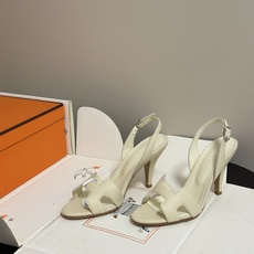 顶级品质(配高档飞机盒✈️)Hermes 爱马仕🐎 Joy凉鞋系列 H家经典款 细跟后扣带凉鞋手掌纹H鞋 顶级品质(配高档飞机盒✈️)Hermes 爱马仕🐎 Joy凉鞋系列 H家经典款 细跟后扣带凉鞋手掌纹H鞋