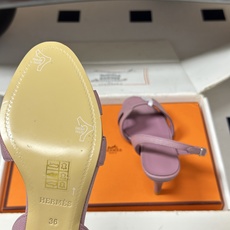 顶级品质(配高档飞机盒✈️)Hermes 爱马仕🐎 Joy凉鞋系列 H家经典款 细跟后扣带凉鞋手掌纹H鞋 顶级品质(配高档飞机盒✈️)Hermes 爱马仕🐎 Joy凉鞋系列 H家经典款 细跟后扣带凉鞋手掌纹H鞋