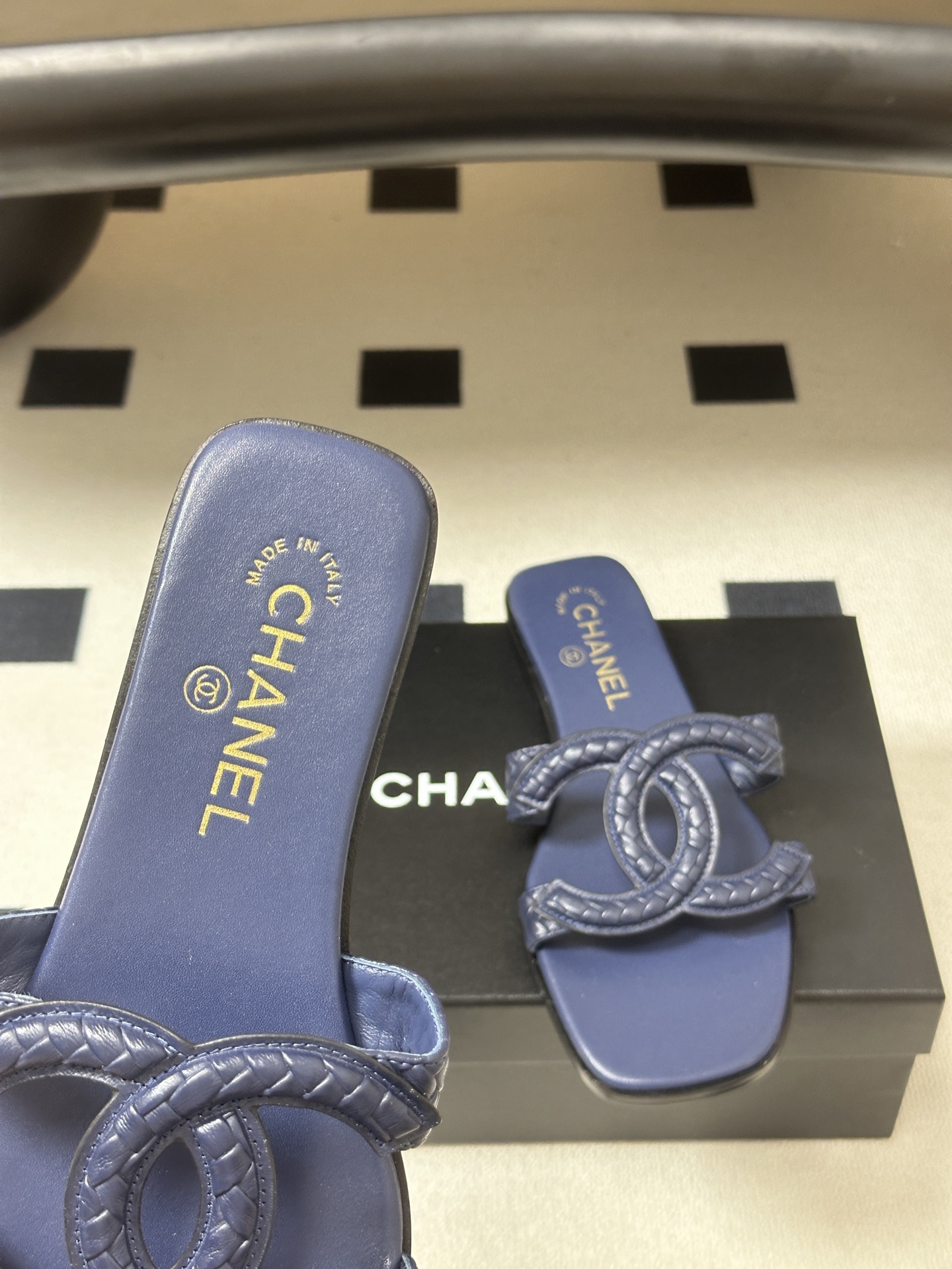 🆕新配色 26Ss春夏新款Chanel香奈儿 度假风小香经典大双C镂空高跟凉拖鞋蜜儿一字带平底拖鞋鞋面装