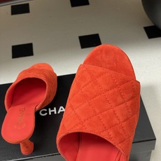 2026早春度假系列爆品🔥Chanel 小香26A 经典菱格鱼嘴蜜儿高跟拖鞋标志性双C扣凉拖鞋简约时尚, 2026早春度假系列爆品🔥Chanel 小香26A 经典菱格鱼嘴蜜儿高跟拖鞋标志性双C扣凉拖鞋简约时尚,