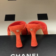 2026早春度假系列爆品🔥Chanel 小香26A 经典菱格鱼嘴蜜儿高跟拖鞋标志性双C扣凉拖鞋简约时尚, 2026早春度假系列爆品🔥Chanel 小香26A 经典菱格鱼嘴蜜儿高跟拖鞋标志性双C扣凉拖鞋简约时尚,