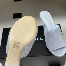 2026早春度假系列爆品🔥Chanel 小香26A 经典菱格鱼嘴蜜儿高跟拖鞋标志性双C扣凉拖鞋简约时尚, 2026早春度假系列爆品🔥Chanel 小香26A 经典菱格鱼嘴蜜儿高跟拖鞋标志性双C扣凉拖鞋简约时尚,