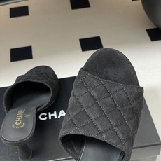 2026早春度假系列爆品🔥Chanel 小香26A 经典菱格鱼嘴蜜儿高跟拖鞋标志性双C扣凉拖鞋简约时尚, 2026早春度假系列爆品🔥Chanel 小香26A 经典菱格鱼嘴蜜儿高跟拖鞋标志性双C扣凉拖鞋简约时尚,