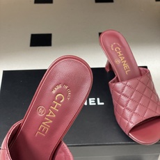 2026早春度假系列爆品🔥Chanel 小香26A 经典菱格鱼嘴蜜儿高跟拖鞋标志性双C扣凉拖鞋简约时尚, 2026早春度假系列爆品🔥Chanel 小香26A 经典菱格鱼嘴蜜儿高跟拖鞋标志性双C扣凉拖鞋简约时尚,