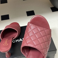 2026早春度假系列爆品🔥Chanel 小香26A 经典菱格鱼嘴蜜儿高跟拖鞋标志性双C扣凉拖鞋简约时尚, 2026早春度假系列爆品🔥Chanel 小香26A 经典菱格鱼嘴蜜儿高跟拖鞋标志性双C扣凉拖鞋简约时尚,