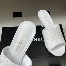 2026早春度假系列爆品🔥Chanel 小香26A 经典菱格鱼嘴蜜儿高跟拖鞋标志性双C扣凉拖鞋简约时尚, 2026早春度假系列爆品🔥Chanel 小香26A 经典菱格鱼嘴蜜儿高跟拖鞋标志性双C扣凉拖鞋简约时尚,