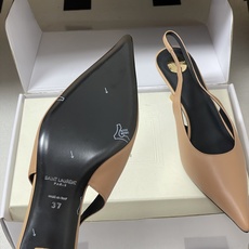 (配高档飞机盒✈️)Saint Laurent 26SS春夏新款 YSL 尖头后空凉鞋🆕透明小猫跟凉鞋自 (配高档飞机盒✈️)Saint Laurent 26SS春夏新款 YSL 尖头后空凉鞋🆕透明小猫跟凉鞋自