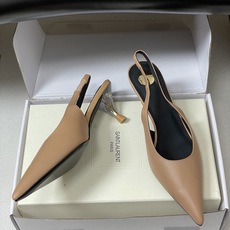 (配高档飞机盒✈️)Saint Laurent 26SS春夏新款 YSL 尖头后空凉鞋🆕透明小猫跟凉鞋自 (配高档飞机盒✈️)Saint Laurent 26SS春夏新款 YSL 尖头后空凉鞋🆕透明小猫跟凉鞋自