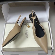 (配高档飞机盒✈️)Saint Laurent 26SS春夏新款 YSL 尖头后空凉鞋🆕透明小猫跟凉鞋自 (配高档飞机盒✈️)Saint Laurent 26SS春夏新款 YSL 尖头后空凉鞋🆕透明小猫跟凉鞋自