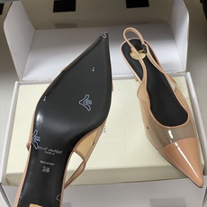 (配高档飞机盒✈️)Saint Laurent 26SS春夏新款 YSL 尖头PVC胶片后空凉鞋🆕透明小 (配高档飞机盒✈️)Saint Laurent 26SS春夏新款 YSL 尖头PVC胶片后空凉鞋🆕透明小