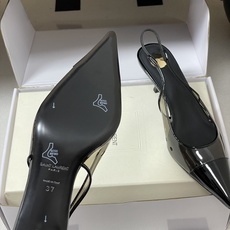 (配高档飞机盒✈️)Saint Laurent 26SS春夏新款 YSL 尖头PVC胶片后空凉鞋🆕透明小 (配高档飞机盒✈️)Saint Laurent 26SS春夏新款 YSL 尖头PVC胶片后空凉鞋🆕透明小