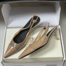 (配高档飞机盒✈️)Saint Laurent 26SS春夏新款 YSL 尖头PVC胶片后空凉鞋🆕透明小 (配高档飞机盒✈️)Saint Laurent 26SS春夏新款 YSL 尖头PVC胶片后空凉鞋🆕透明小