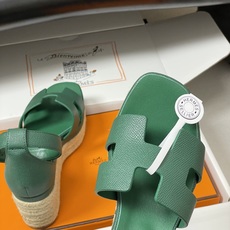 顶级品质(配高档飞机盒✈️)Hermes 爱马仕🐎 H家 Elda草编鞋系列经典H型鞋面坡跟凉鞋露趾后绑 顶级品质(配高档飞机盒✈️)Hermes 爱马仕🐎 H家 Elda草编鞋系列经典H型鞋面坡跟凉鞋露趾后绑