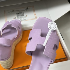 顶级品质(配高档飞机盒✈️)Hermes 爱马仕🐎 H家 Elda草编鞋系列经典H型鞋面坡跟凉鞋露趾后绑 顶级品质(配高档飞机盒✈️)Hermes 爱马仕🐎 H家 Elda草编鞋系列经典H型鞋面坡跟凉鞋露趾后绑