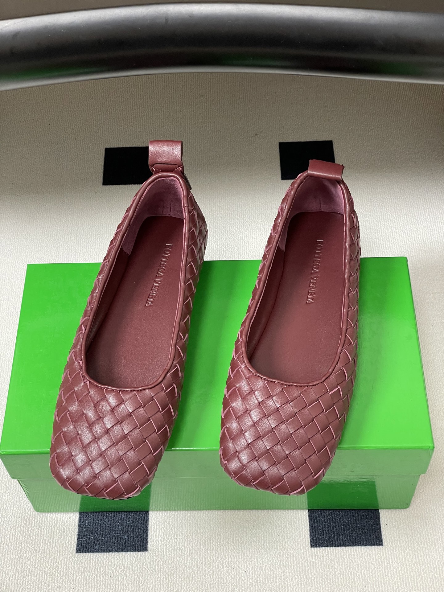 顶级品质BOTTEGA VENETA 葆蝶家 2026夏季新款 BV Charlotte 编织芭蕾舞鞋复
