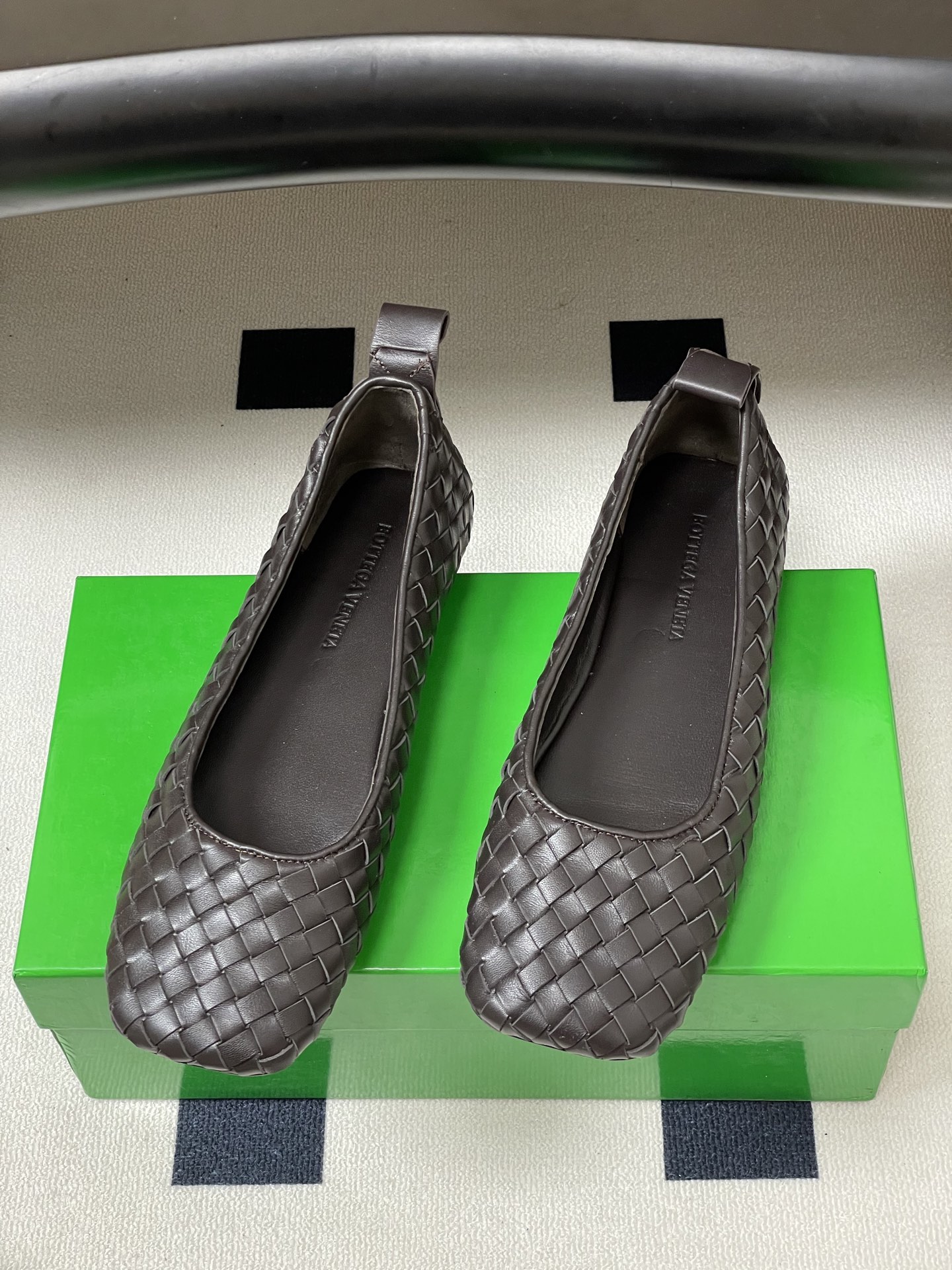 顶级品质BOTTEGA VENETA 葆蝶家 2026夏季新款 BV Charlotte 编织芭蕾舞鞋复