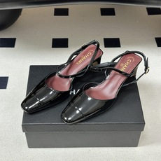 Chanel 香奈儿2026春夏新款 小香26A高跟露跟凉鞋方头漆皮后绊带凉鞋自带复古活力感的方头漆皮后 Chanel 香奈儿2026春夏新款 小香26A高跟露跟凉鞋方头漆皮后绊带凉鞋自带复古活力感的方头漆皮后