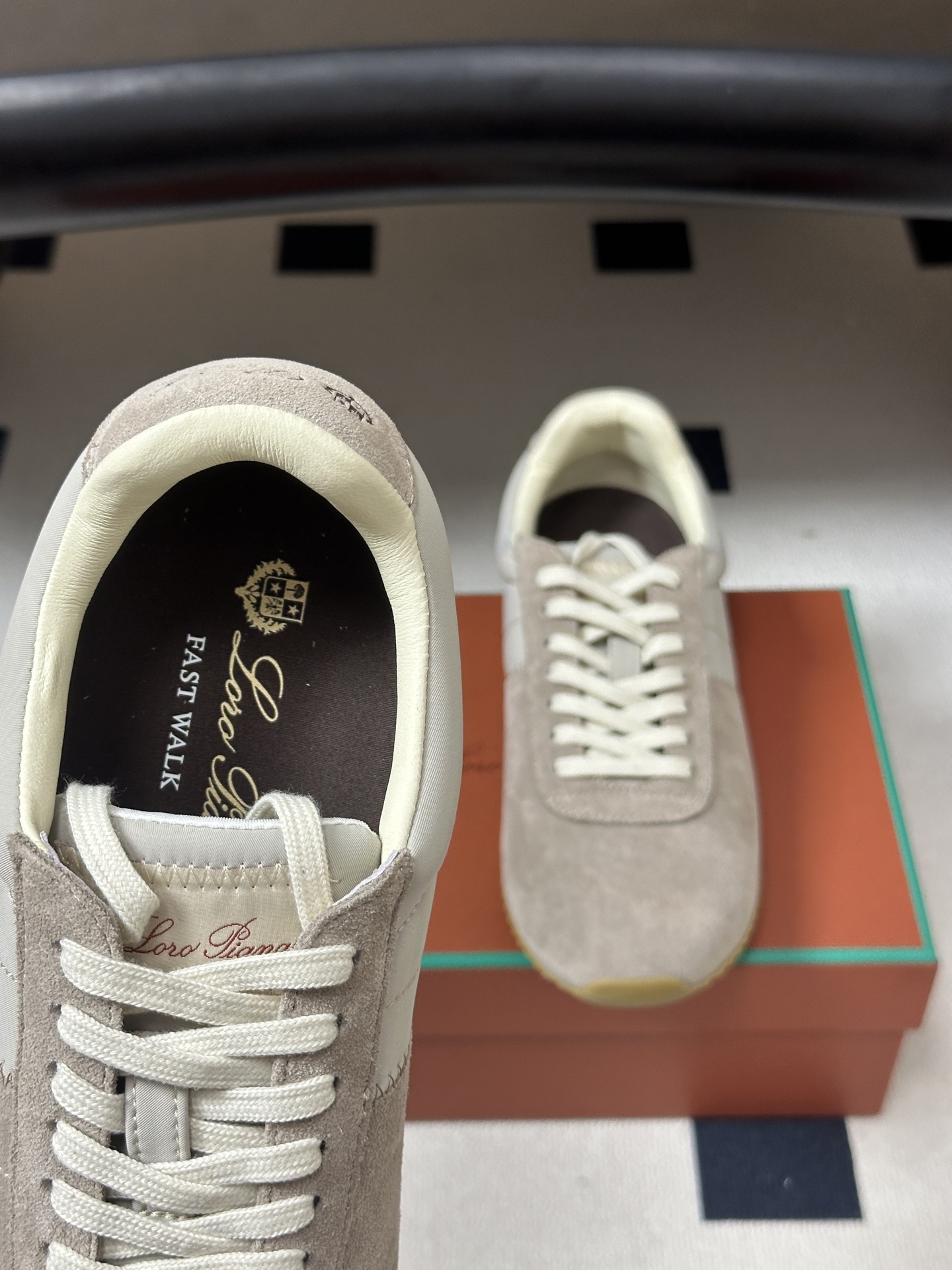 🌾 情侣款2026春夏新款 Loro Piana 诺悠翩雅 LP Fast Walk情侣款运动鞋🆕老钱风