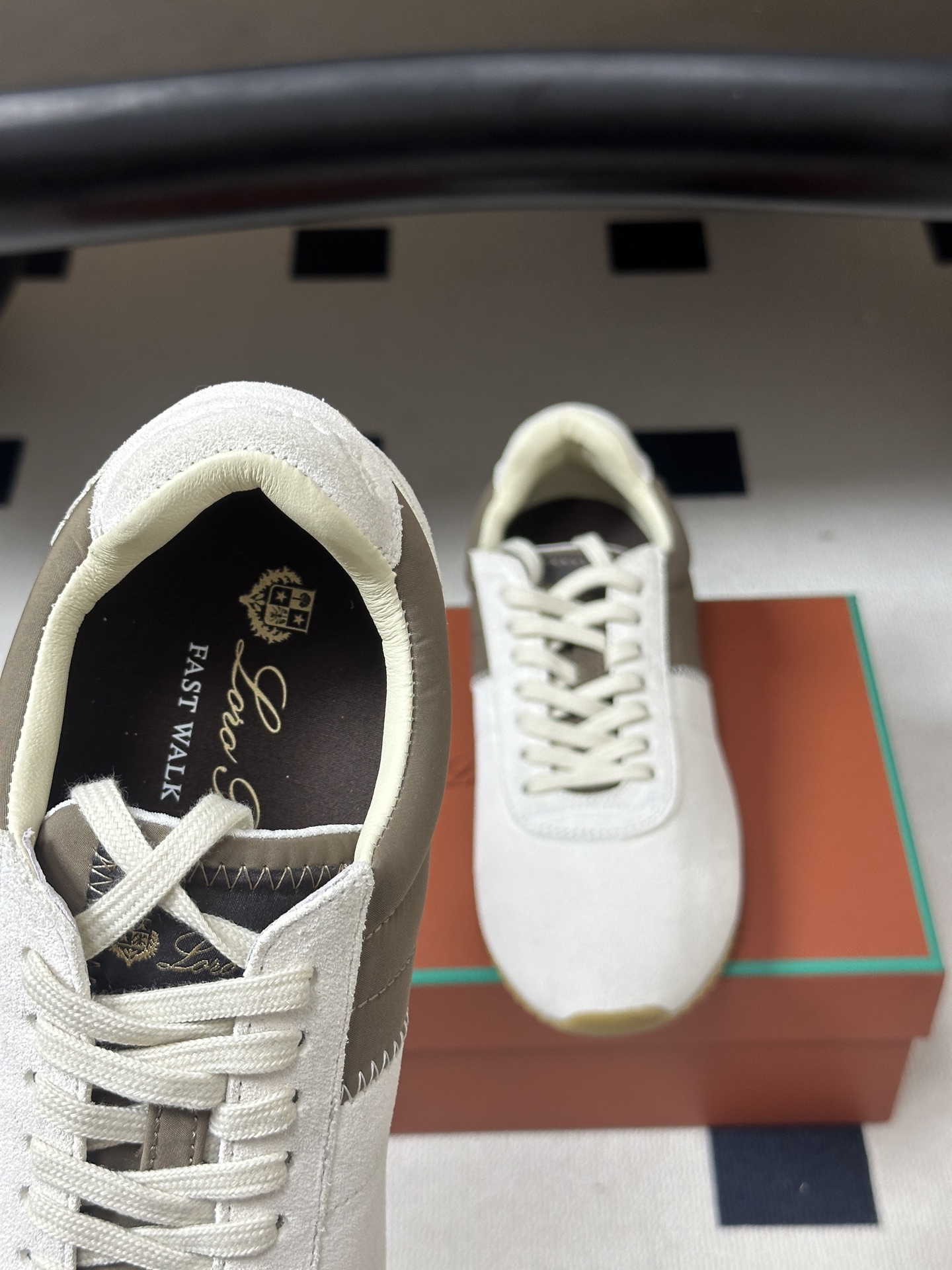 🌾 情侣款2026春夏新款 Loro Piana 诺悠翩雅 LP Fast Walk情侣款运动鞋🆕老钱风