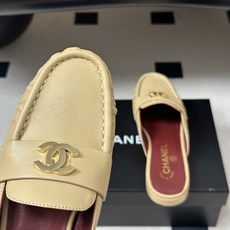 🌾 26ss夏季新款 Chanel 小香褶皱穆勒鞋平底复古包头半拖鞋自带复古贵气轻奢氛围感的乐福包头半拖 🌾 26ss夏季新款 Chanel 小香褶皱穆勒鞋平底复古包头半拖鞋自带复古贵气轻奢氛围感的乐福包头半拖