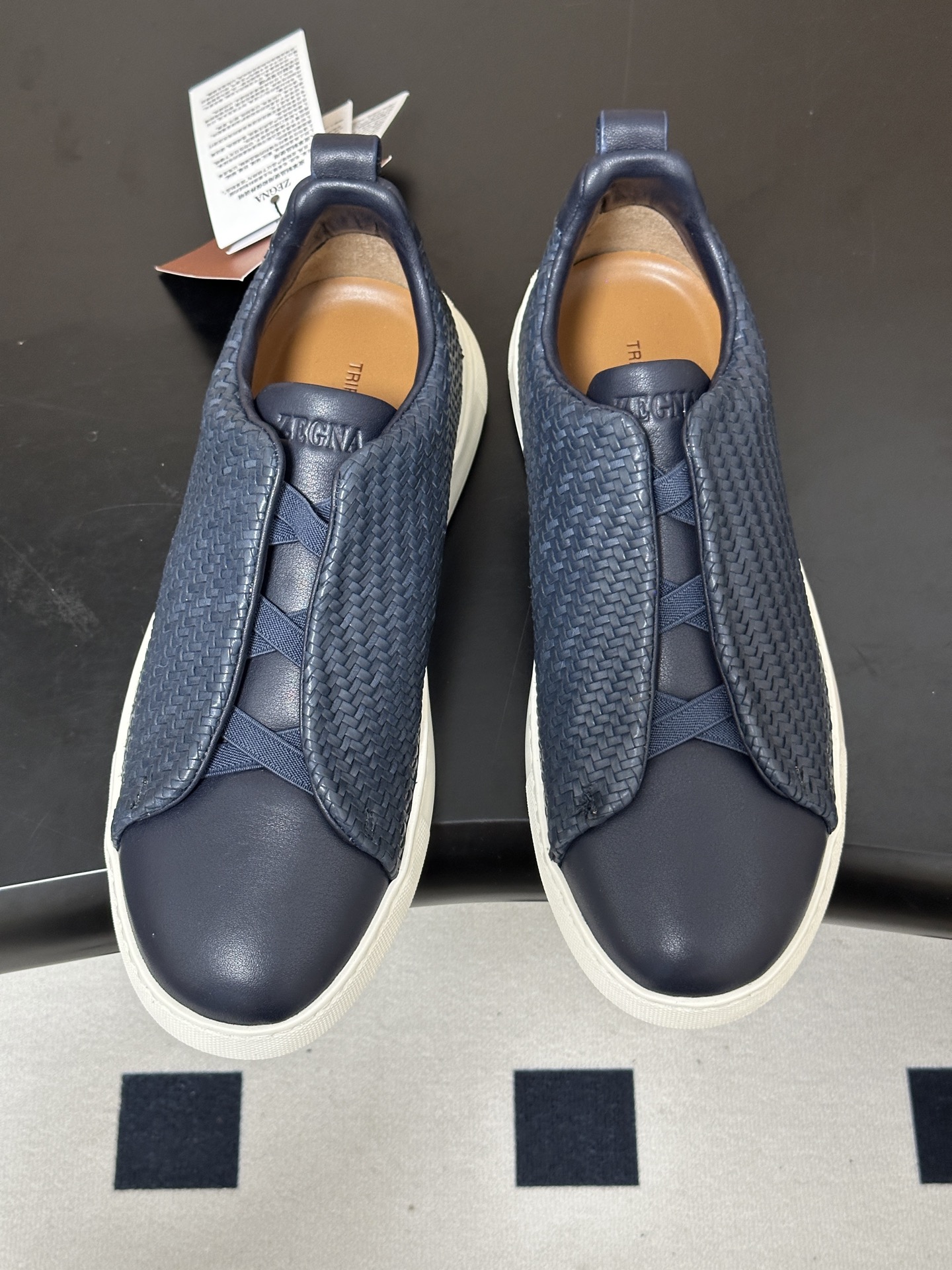 顶级品质 Zegna杰尼亚 TriPle Stitch运动鞋TS-SECONDSKIN 奢华商务休闲男鞋🆕最新编织皮面 顶级品质 Zegna杰尼亚 TriPle Stitch运动鞋TS-SECONDSKIN 奢华商务休闲男鞋🆕最新编织皮面