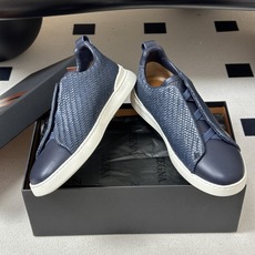 顶级品质 Zegna杰尼亚 TriPle Stitch运动鞋TS-SECONDSKIN 奢华商务休闲男鞋🆕最新编织皮面 顶级品质 Zegna杰尼亚 TriPle Stitch运动鞋TS-SECONDSKIN 奢华商务休闲男鞋🆕最新编织皮面
