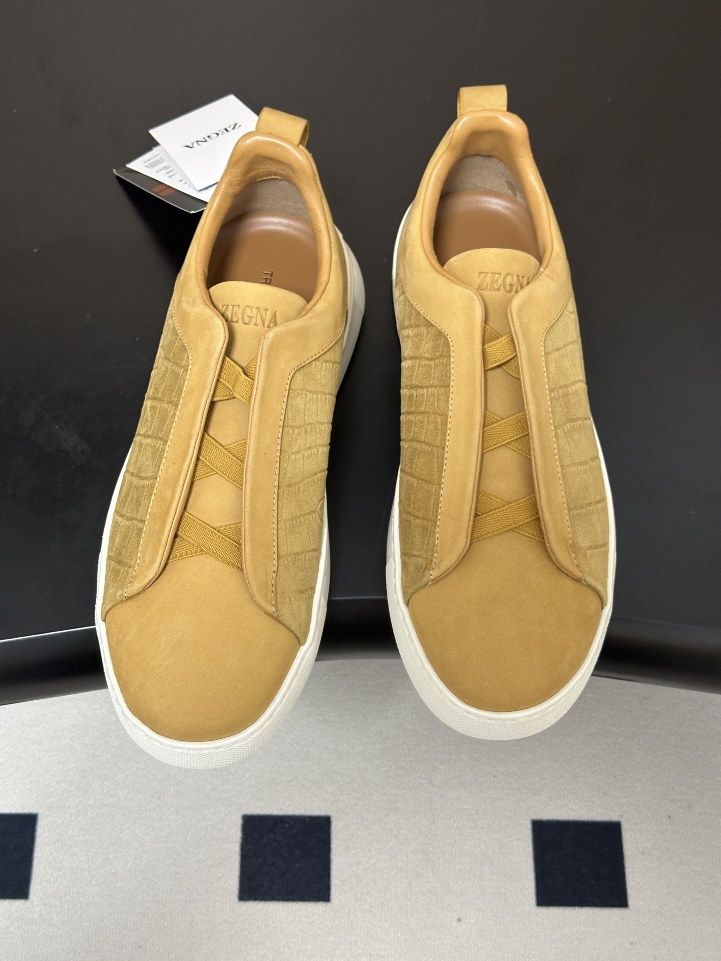 顶级品质 Zegna杰尼亚 TriPle Stitch运动鞋TS-SECONDSKIN 奢华商务休闲男鞋🆕最新压纹麂皮绒 顶级品质 Zegna杰尼亚 TriPle Stitch运动鞋TS-SECONDSKIN 奢华商务休闲男鞋🆕最新压纹麂皮绒