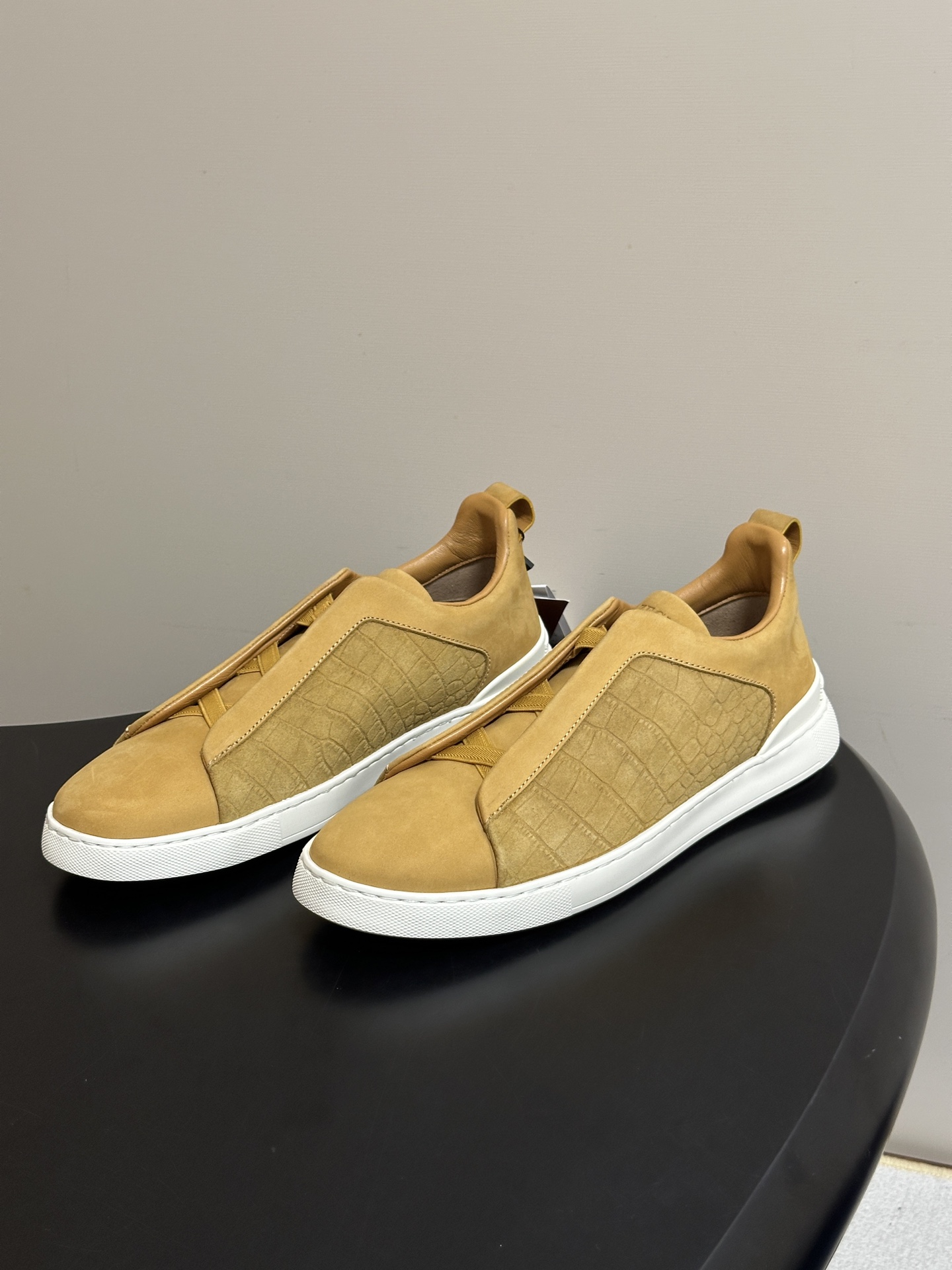 顶级品质 Zegna杰尼亚 TriPle Stitch运动鞋TS-SECONDSKIN 奢华商务休闲男鞋🆕最新压纹麂皮绒 顶级品质 Zegna杰尼亚 TriPle Stitch运动鞋TS-SECONDSKIN 奢华商务休闲男鞋🆕最新压纹麂皮绒