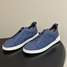 顶级品质 Zegna杰尼亚 TriPle Stitch运动鞋TS-SECONDSKIN 奢华商务休闲男鞋🆕最新压纹麂皮绒 顶级品质 Zegna杰尼亚 TriPle Stitch运动鞋TS-SECONDSKIN 奢华商务休闲男鞋🆕最新压纹麂皮绒