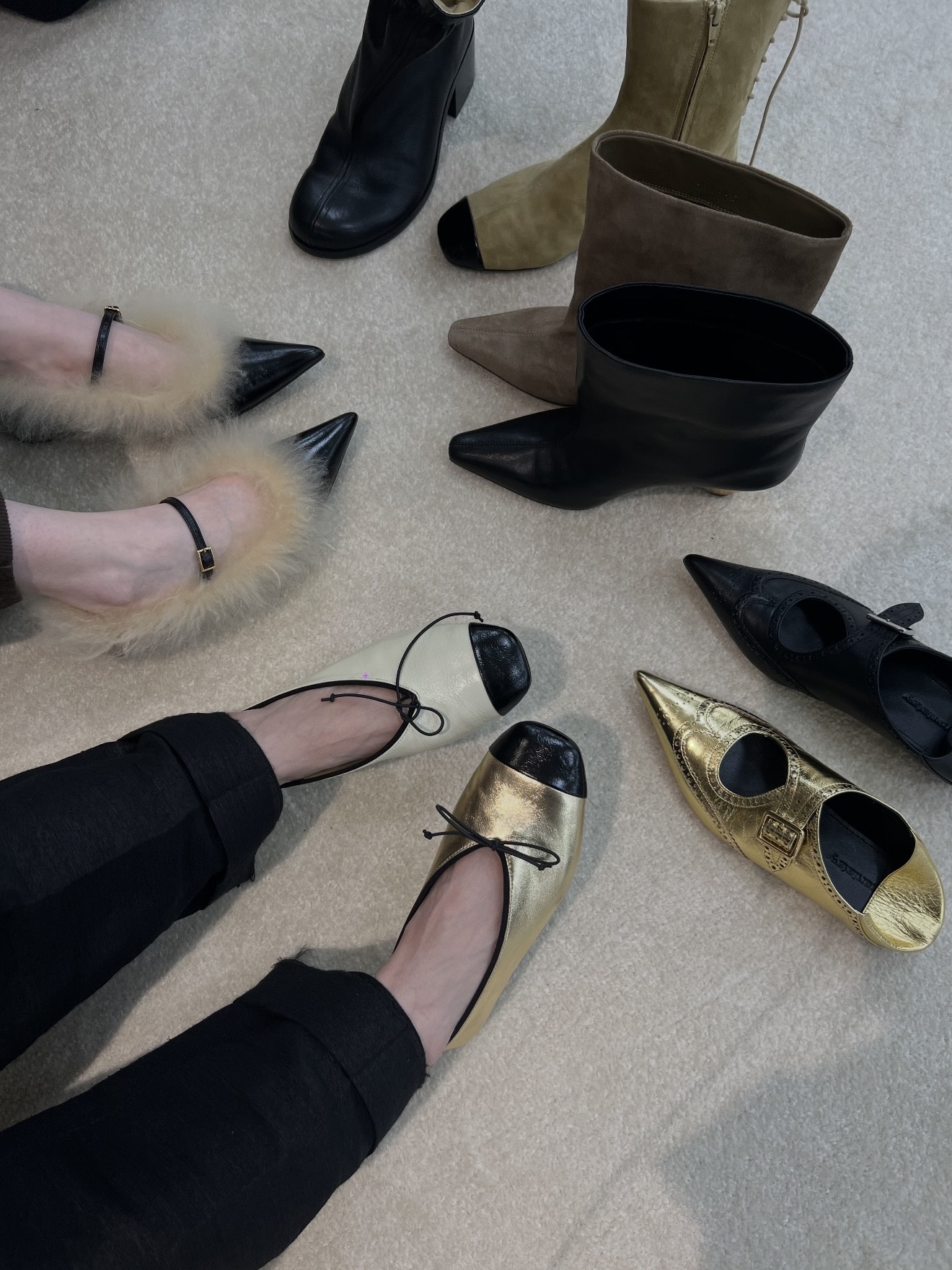 NO:928366,#immerse yourself in soft deep ballet shoes, single shoes19860909#沉浸在柔软的深口芭蕾鞋里,单鞋,Women's Shoes