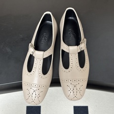 顶级品质 Hermes 爱马仕🐎 H家26s春夏新款Nectar芭蕾舞鞋搭扣镂空玛丽珍鞋 复古雕花冲孔平底单鞋 镂孔牛皮 顶级品质 Hermes 爱马仕🐎 H家26s春夏新款Nectar芭蕾舞鞋搭扣镂空玛丽珍鞋 复古雕花冲孔平底单鞋 镂孔牛皮