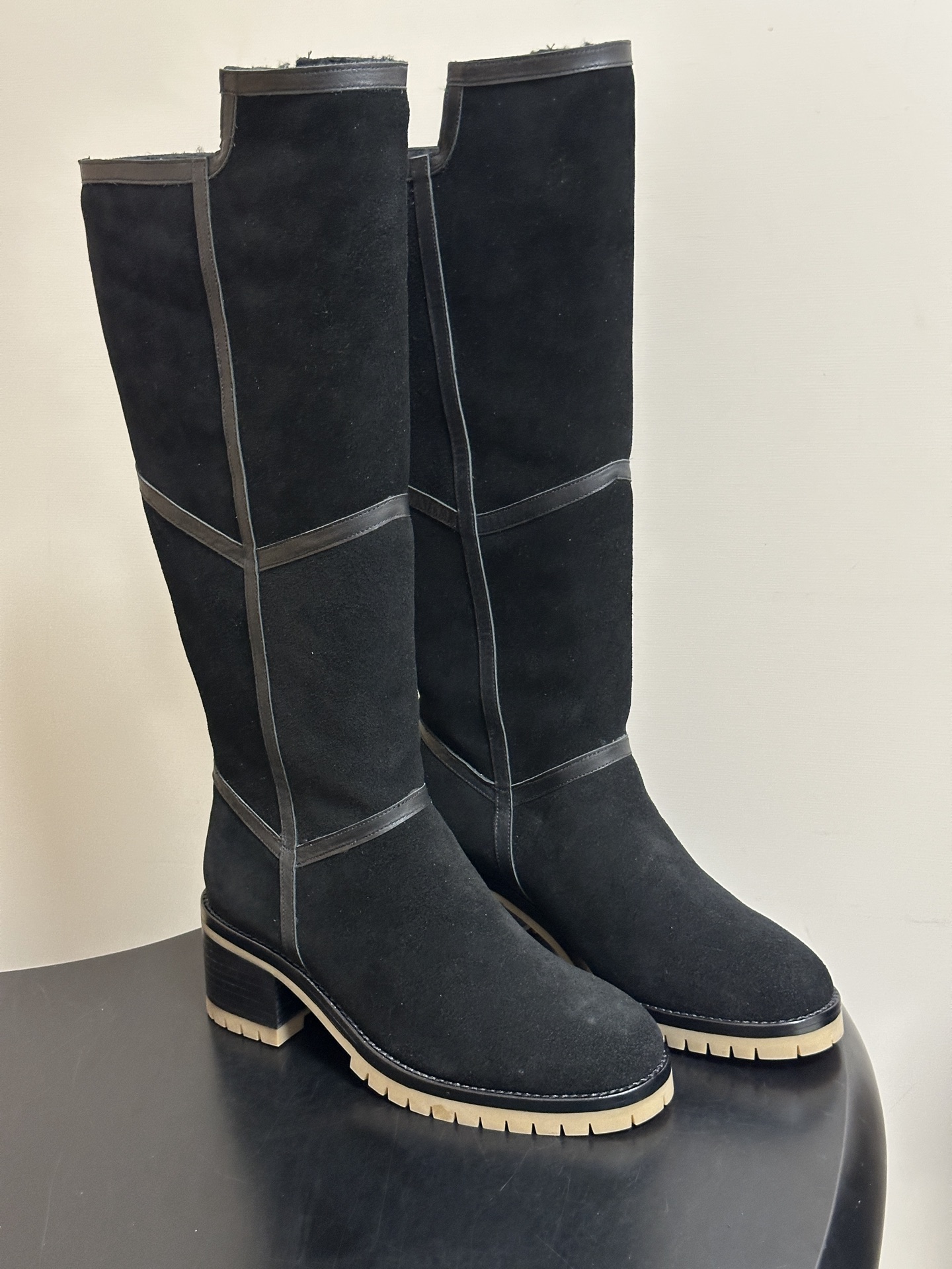 Hermes 爱马仕🐎 26Fw秋冬新款 H家 Leisure 50长靴系列翻口羊毛靴骑士靴粗跟直筒长靴 经典简约！🐎靴