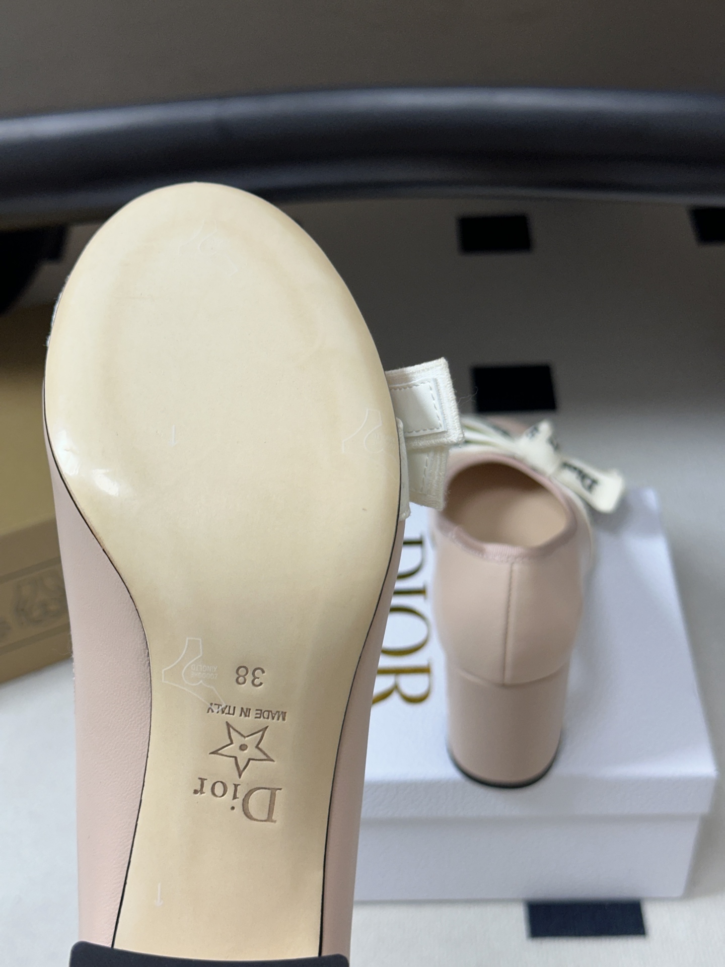 26ss春夏新款Dior 迪奥 J'Adior 高跟鞋经典字母织带玛丽珍鞋蝴蝶结芭蕾舞鞋浅口粗跟单鞋 这款J'Adior