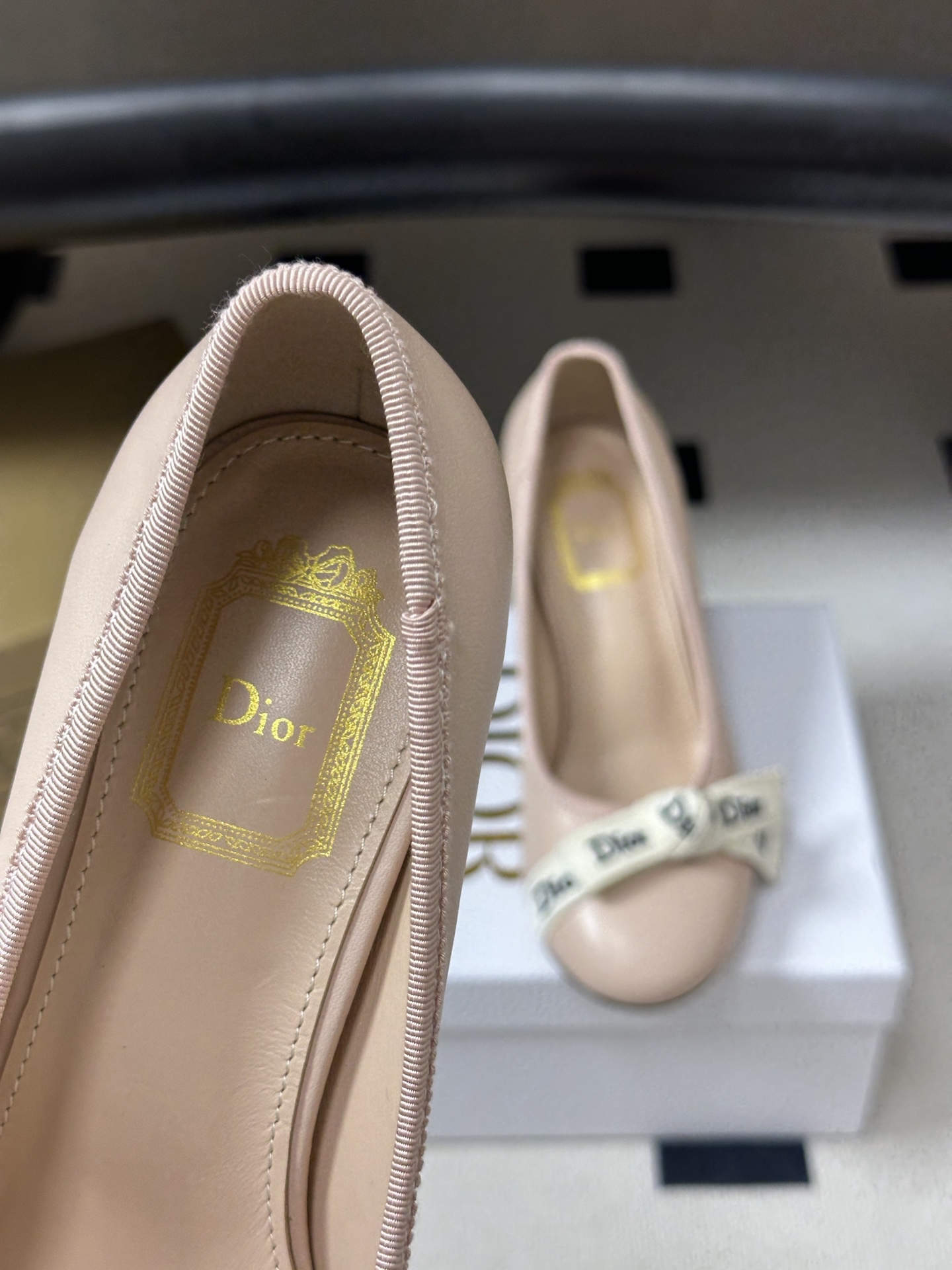 26ss春夏新款Dior 迪奥 J'Adior 高跟鞋经典字母织带玛丽珍鞋蝴蝶结芭蕾舞鞋浅口粗跟单鞋 这款J'Adior