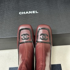Chanel 香奈儿2026春夏新款 小香 26B走秀款经典双C电绣细高跟长靴方平头拼色后拉链平底/高跟弹力长靴 自带清 Chanel 香奈儿2026春夏新款 小香 26B走秀款经典双C电绣细高跟长靴方平头拼色后拉链平底/高跟弹力长靴 自带清