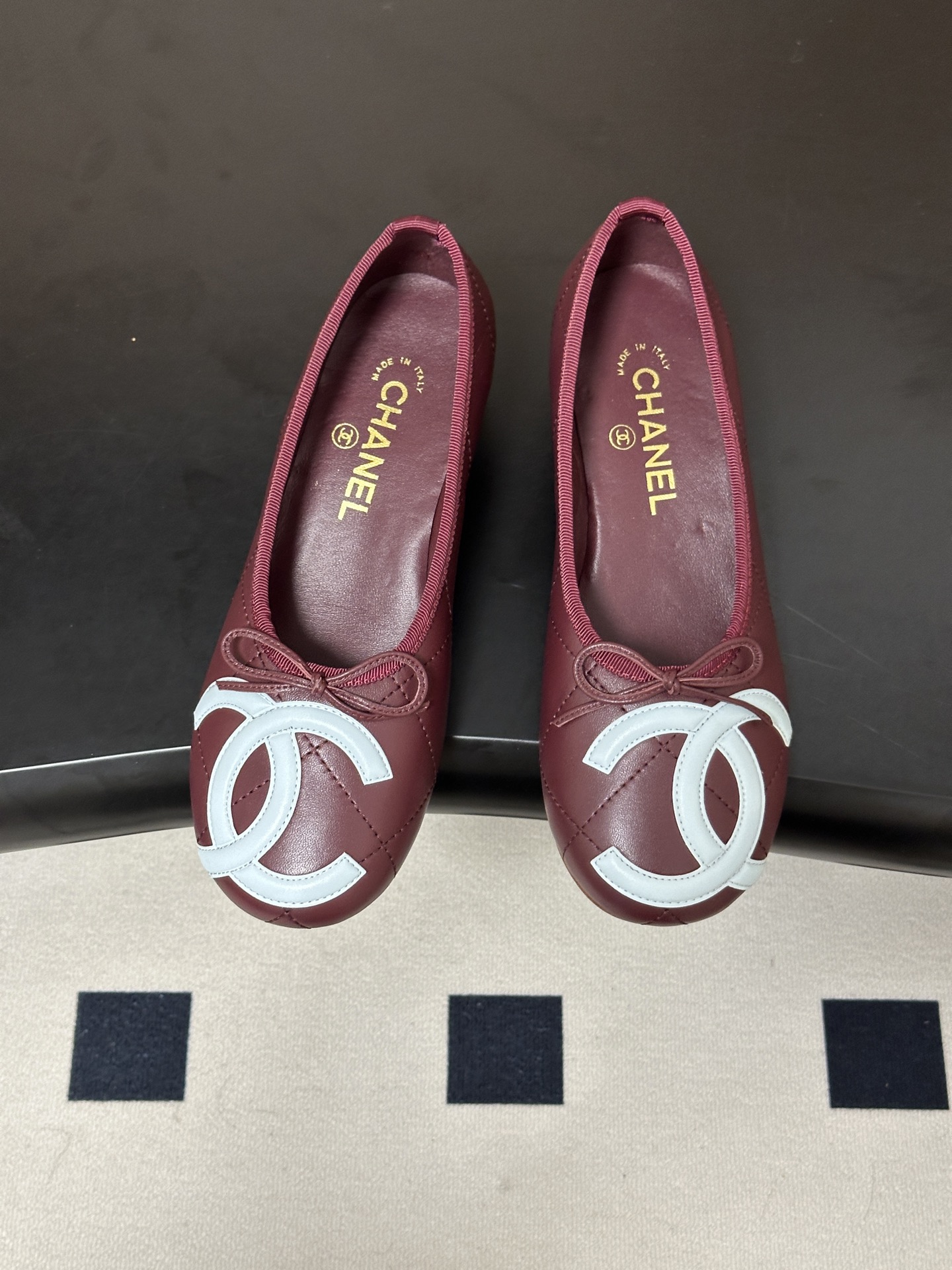 26P春夏新款Chanel 小香中古款康鹏2代真皮底系列芭蕾舞鞋大双C小粗跟单鞋经典蝴蝶结浅口单鞋 复古款来袭，好久不见