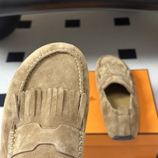 顶级品质 Hermes 爱马仕🐎H家 26s 早秋新款Nod乐福鞋系列麂皮绒面圆头复古老钱风乐福鞋流苏勃肯风平底休闲鞋 顶级品质 Hermes 爱马仕🐎H家 26s 早秋新款Nod乐福鞋系列麂皮绒面圆头复古老钱风乐福鞋流苏勃肯风平底休闲鞋