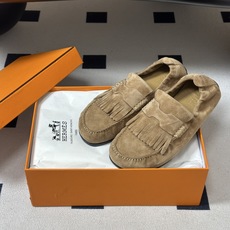 顶级品质 Hermes 爱马仕🐎H家 26s 早秋新款Nod乐福鞋系列麂皮绒面圆头复古老钱风乐福鞋流苏勃肯风平底休闲鞋 顶级品质 Hermes 爱马仕🐎H家 26s 早秋新款Nod乐福鞋系列麂皮绒面圆头复古老钱风乐福鞋流苏勃肯风平底休闲鞋
