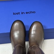 2026 秋冬新款 小众品牌 Lost in echo 26AW 复古骑士靴机车风直筒长靴 高筒骑士靴|复古骑士风解锁秋 2026 秋冬新款 小众品牌 Lost in echo 26AW 复古骑士靴机车风直筒长靴 高筒骑士靴|复古骑士风解锁秋