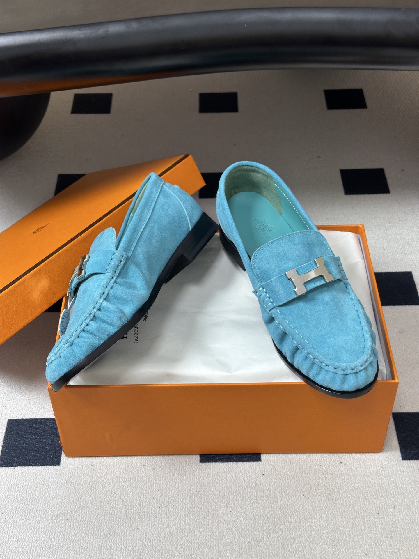 顶级品质 Hermes 爱马仕🐎 H家 2026 早秋新款Nova 褶皱乐福鞋经典H字母金属扣乐福鞋一脚蹬单鞋 小牛皮 顶级品质 Hermes 爱马仕🐎 H家 2026 早秋新款Nova 褶皱乐福鞋经典H字母金属扣乐福鞋一脚蹬单鞋 小牛皮