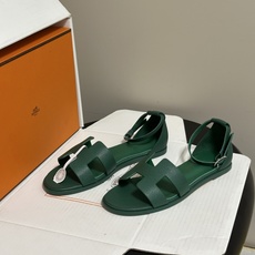 顶级品质(配高档飞机盒✈️) Hermes 爱马仕🐎 Santorini凉鞋系列 H家万年经典款 平底凉鞋H鞋面中空凉鞋 顶级品质(配高档飞机盒✈️) Hermes 爱马仕🐎 Santorini凉鞋系列 H家万年经典款 平底凉鞋H鞋面中空凉鞋