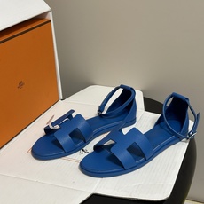 顶级品质(配高档飞机盒✈️) Hermes 爱马仕🐎 Santorini凉鞋系列 H家万年经典款 平底凉鞋H鞋面中空凉鞋 顶级品质(配高档飞机盒✈️) Hermes 爱马仕🐎 Santorini凉鞋系列 H家万年经典款 平底凉鞋H鞋面中空凉鞋