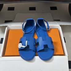 顶级品质(配高档飞机盒✈️) Hermes 爱马仕🐎 Santorini凉鞋系列 H家万年经典款 平底凉鞋H鞋面中空凉鞋 顶级品质(配高档飞机盒✈️) Hermes 爱马仕🐎 Santorini凉鞋系列 H家万年经典款 平底凉鞋H鞋面中空凉鞋