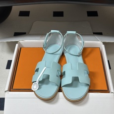 顶级品质(配高档飞机盒✈️) Hermes 爱马仕🐎 Santorini凉鞋系列 H家万年经典款 平底凉鞋H鞋面中空凉鞋 顶级品质(配高档飞机盒✈️) Hermes 爱马仕🐎 Santorini凉鞋系列 H家万年经典款 平底凉鞋H鞋面中空凉鞋