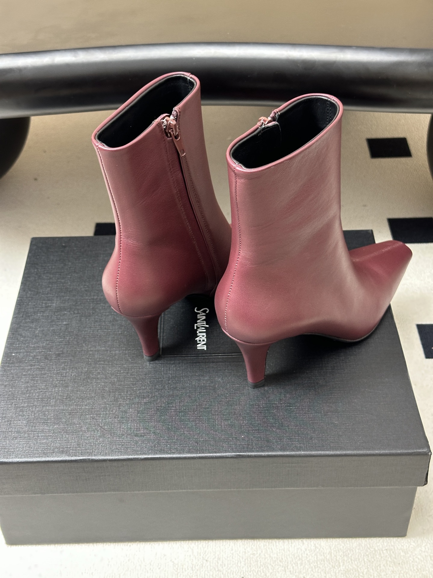 顶级品质 Saint Laurent fw26 new arrival～ YSL圣罗兰2026 秋冬新款侧拉链高跟及踝靴