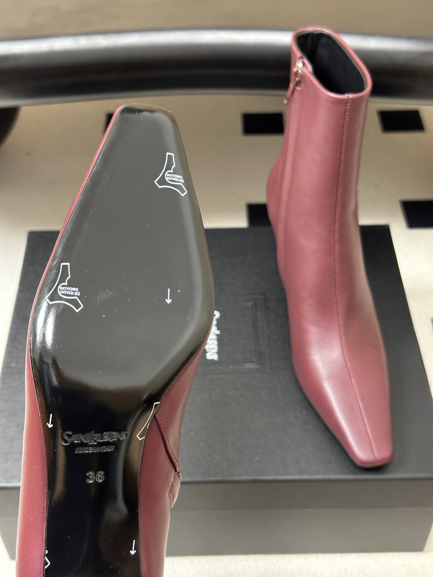 顶级品质 Saint Laurent fw26 new arrival～ YSL圣罗兰2026 秋冬新款侧拉链高跟及踝靴