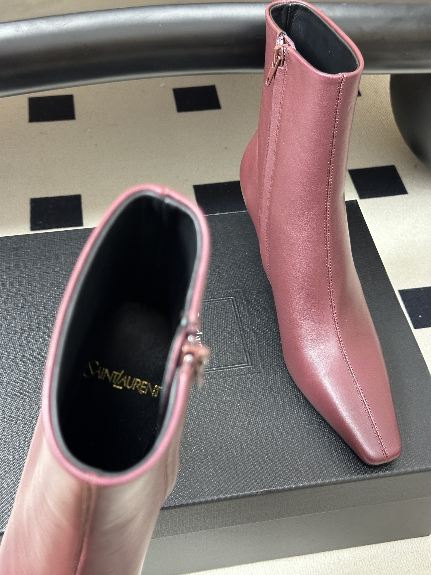 顶级品质 Saint Laurent fw26 new arrival～ YSL圣罗兰2026 秋冬新款侧拉链高跟及踝靴