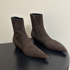 顶级品质 Saint Laurent fw26 new arrival~ YSL圣罗兰2026 秋冬新款侧拉链小矮跟及踝 顶级品质 Saint Laurent fw26 new arrival~ YSL圣罗兰2026 秋冬新款侧拉链小矮跟及踝