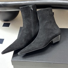 顶级品质 Saint Laurent fw26 new arrival~ YSL圣罗兰2026 秋冬新款侧拉链小矮跟及踝 顶级品质 Saint Laurent fw26 new arrival~ YSL圣罗兰2026 秋冬新款侧拉链小矮跟及踝